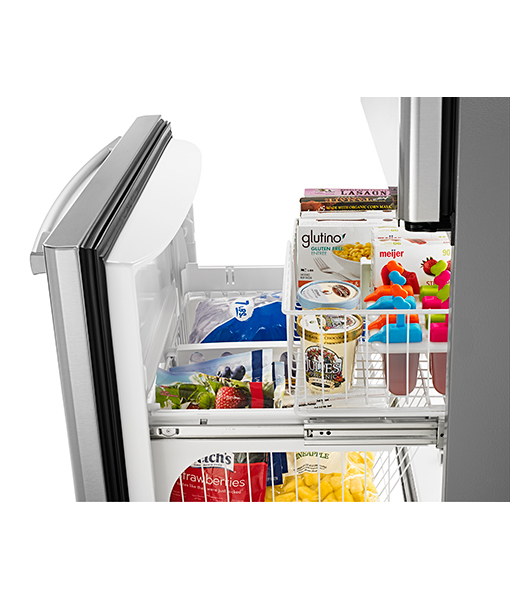 Amana® 32 Inch Wide Bottom Freezer Refrigerator With Easyfreezer™ Pull