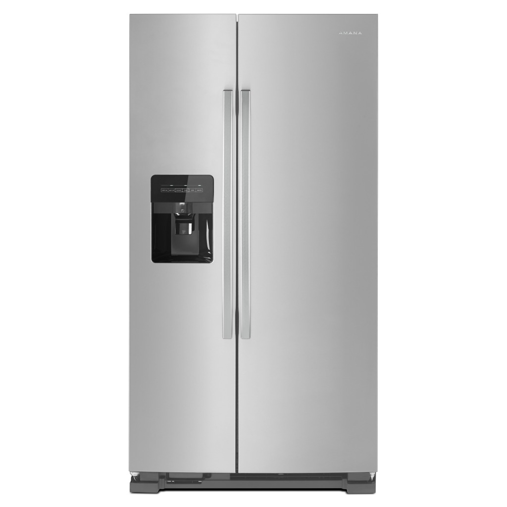 677- Réfrigérateur Frigo Noir AMANA 30” Fridge Refrigerator