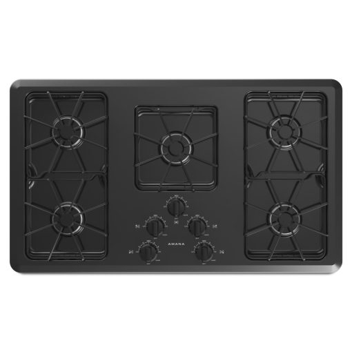 AGC6356KFB36-INCH AMANA® GAS COOKTOP WITH FRONT CONTROLS