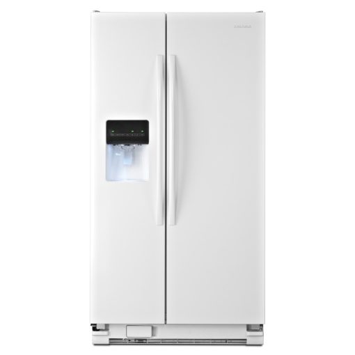 ASD2575BRW35.5-INCH WIDE AMANA® SIDE-BY-SIDE REFRIGERATOR WITH GALLON DOOR STORAGE BINS -- 24 CU. FT. CAPACITY