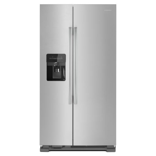 ASI2575GRS35.5-INCH SIDE-BY-SIDE REFRIGERATOR WITH DUAL PAD EXTERNAL ICE AND WATER DISPENSER