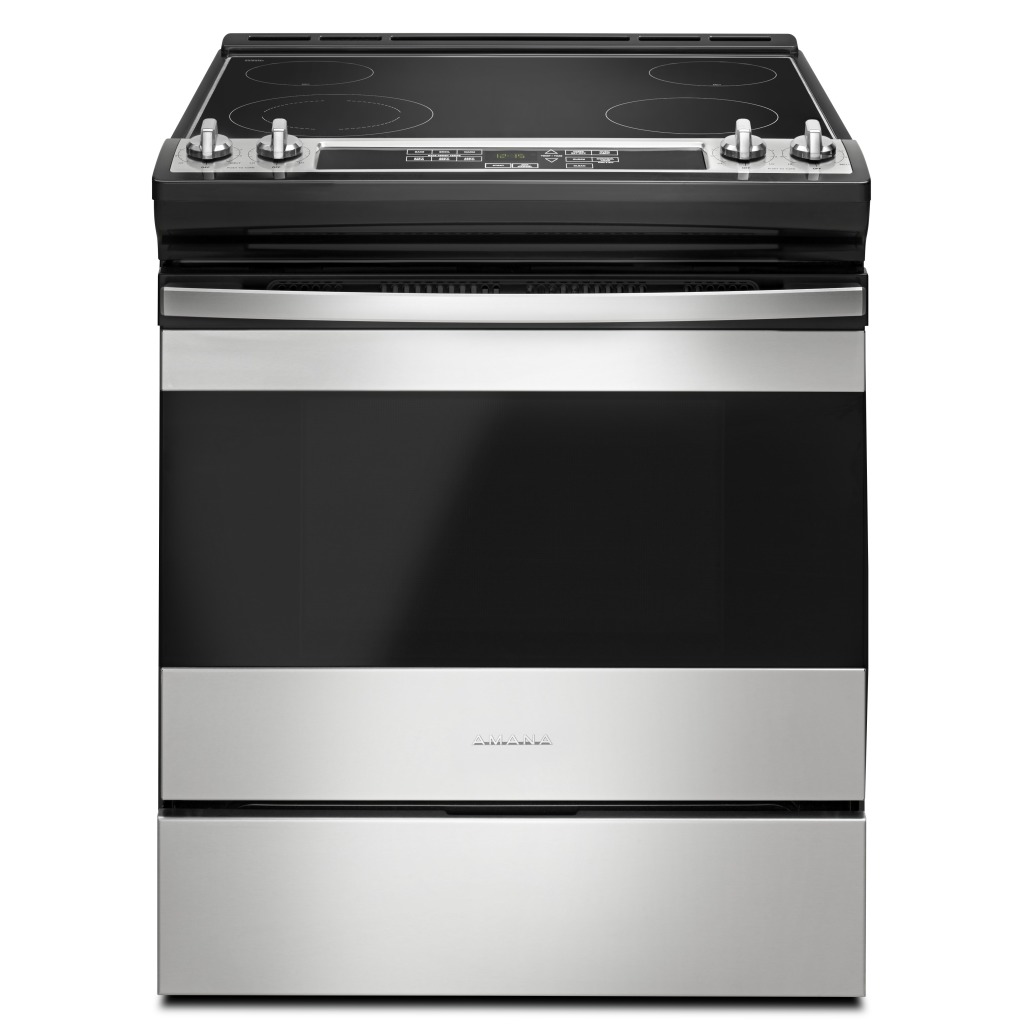 YAES6603SFS30-INCH AMANA® ELECTRIC RANGE WITH FRONT CONSOLE